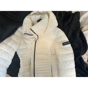 Calvin Klein Women Lightweight Puffer Jacket Size Small White